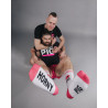 Sk8erboy Chaussettes blanches HORNY PIG Sk8erboy
